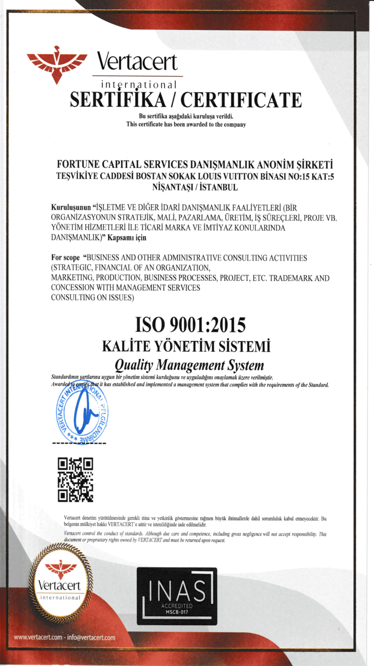 ISO 55001:2014 VARLIK YÖNETİMİ SİSTEMİ